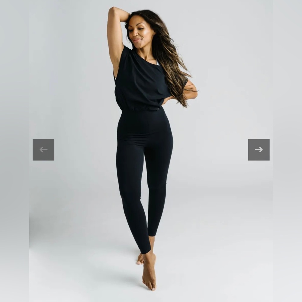 Zyia black soho jumpsuit